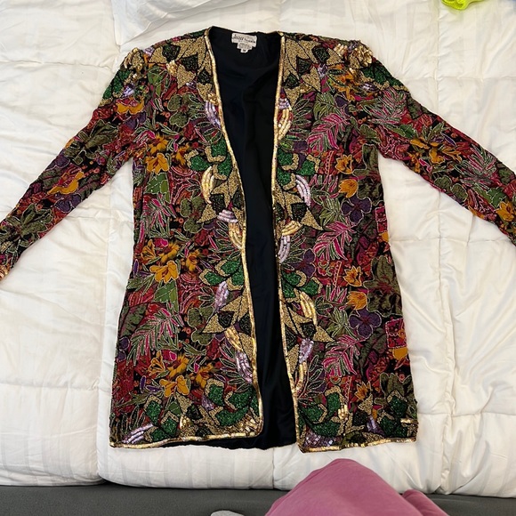 Vintage Spring Bling Mbellished Jacket - Picture 4 of 5